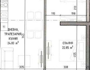 Mieszkanie na sprzedaż, Bułgaria София/sofia Малинова долина/Malinova dolina, 124 571 dolar (478 354 zł), 71 m2, 101072712